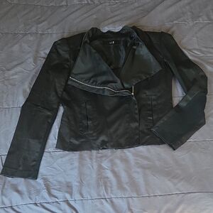 Forever 21 Black Blazer with Structured Shoulders